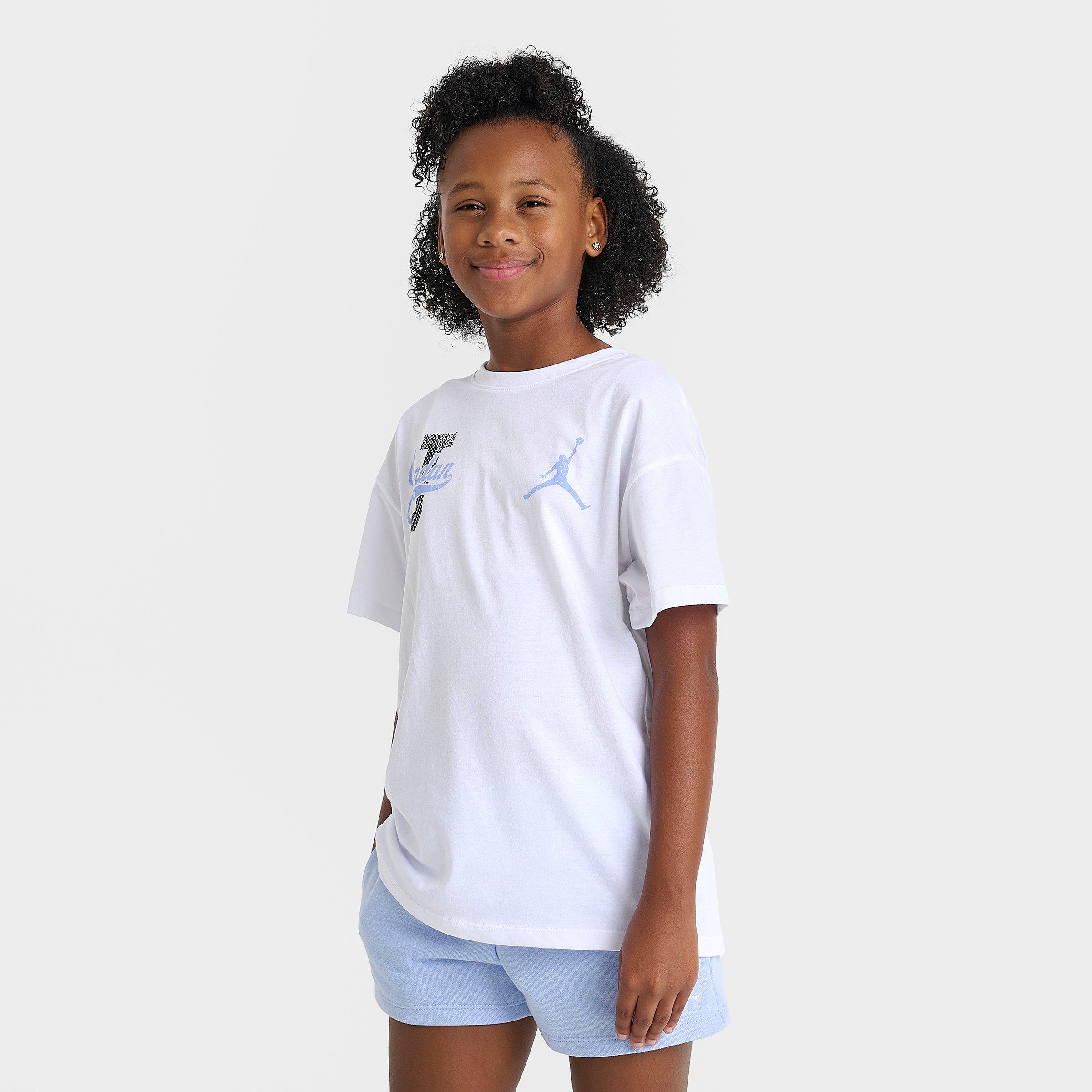 Girls' Big Kids' Jordan Distressed Collegiate T-Shirt