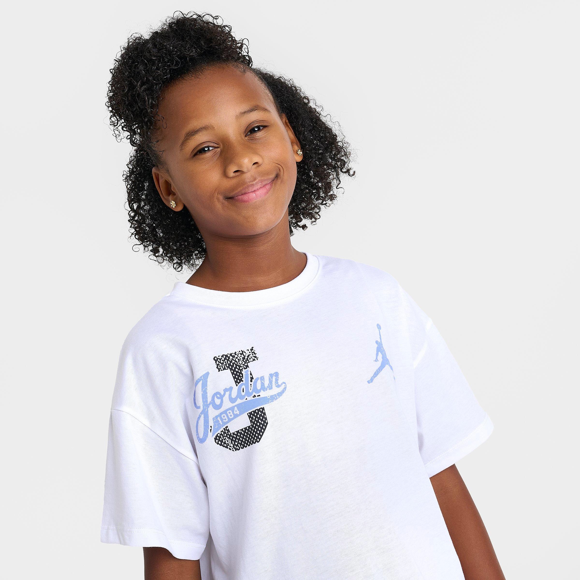 Girls' Big Kids' Jordan Distressed Collegiate T-Shirt