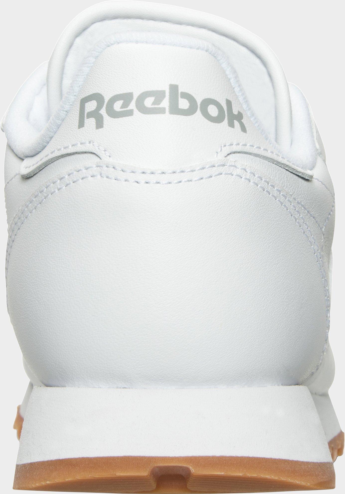 women's reebok classic leather gum casual shoes