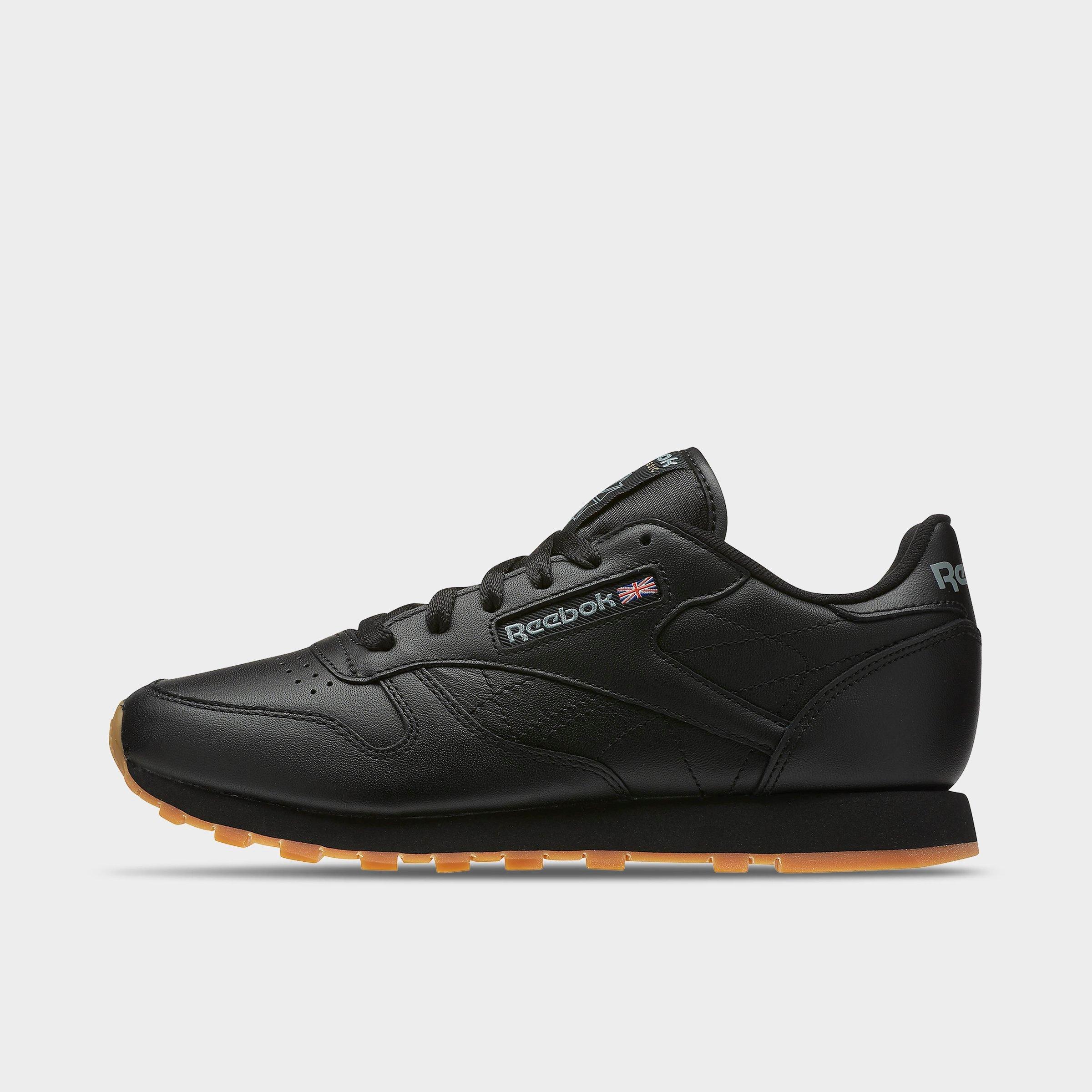 reebok classic leather black womens