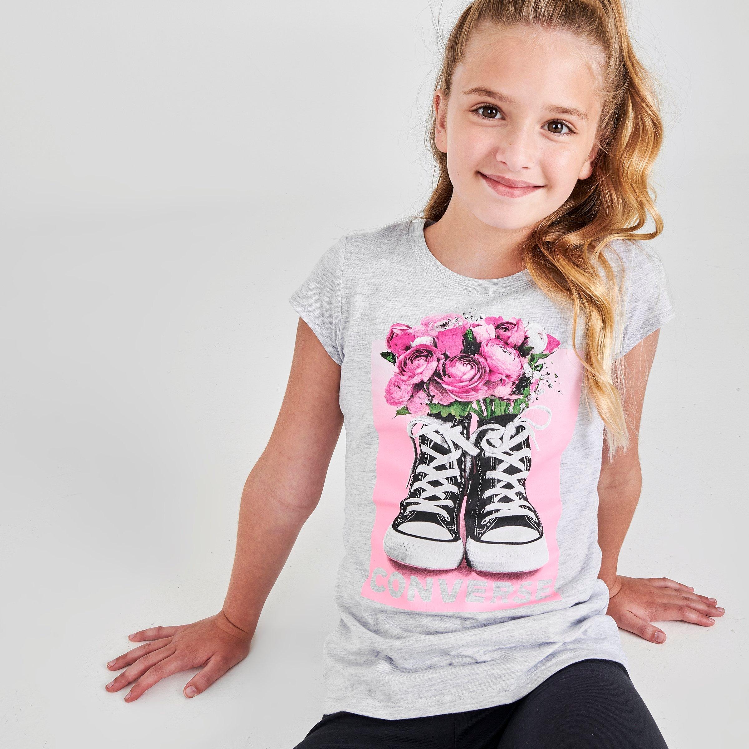 pink converse t shirt