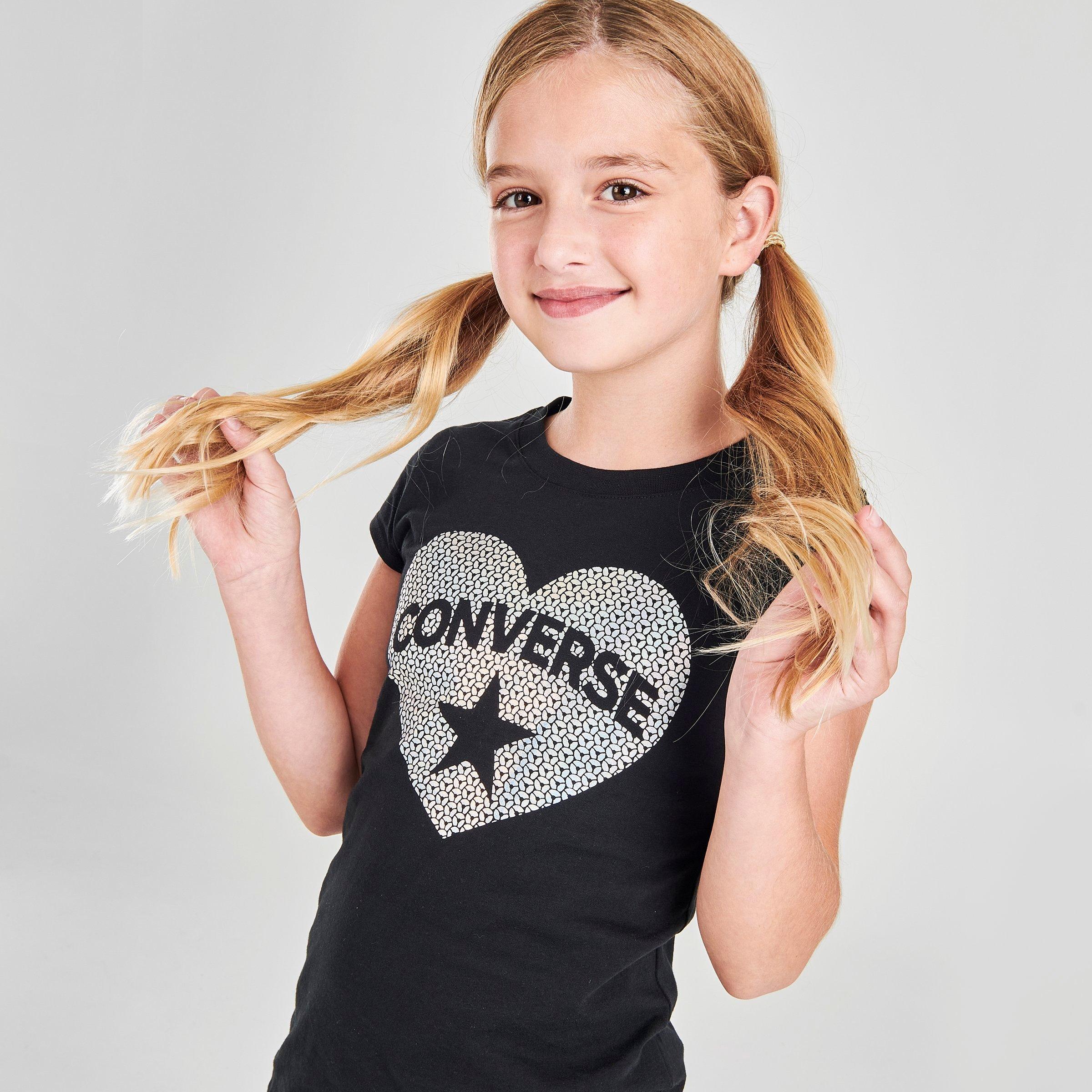 converse shirt with heart