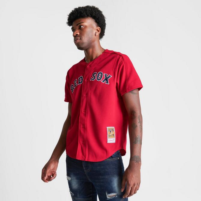 Men's Mitchell & Ness David Ortiz White Boston Red Sox Cooperstown Collection Authentic Jersey