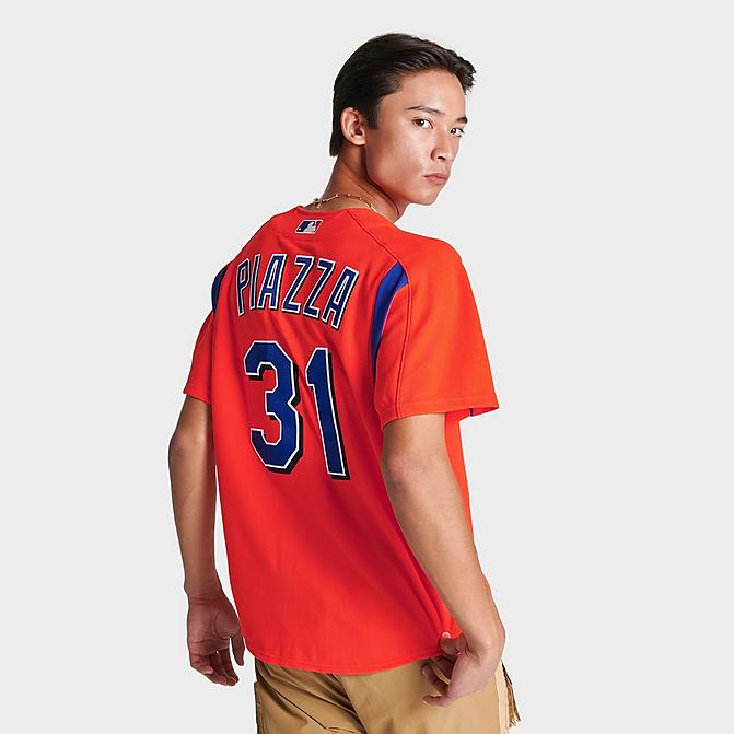 Men's Nike Mike Piazza White New York Mets Home Cooperstown