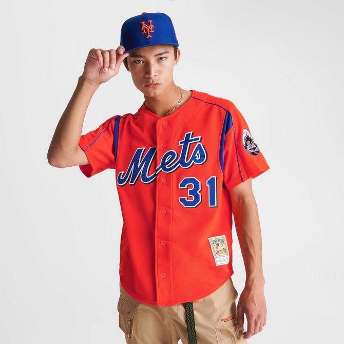 Mitchell & Ness Authentic Mike Piazza New York Mets 2004 BP Jersey - Orange - XL