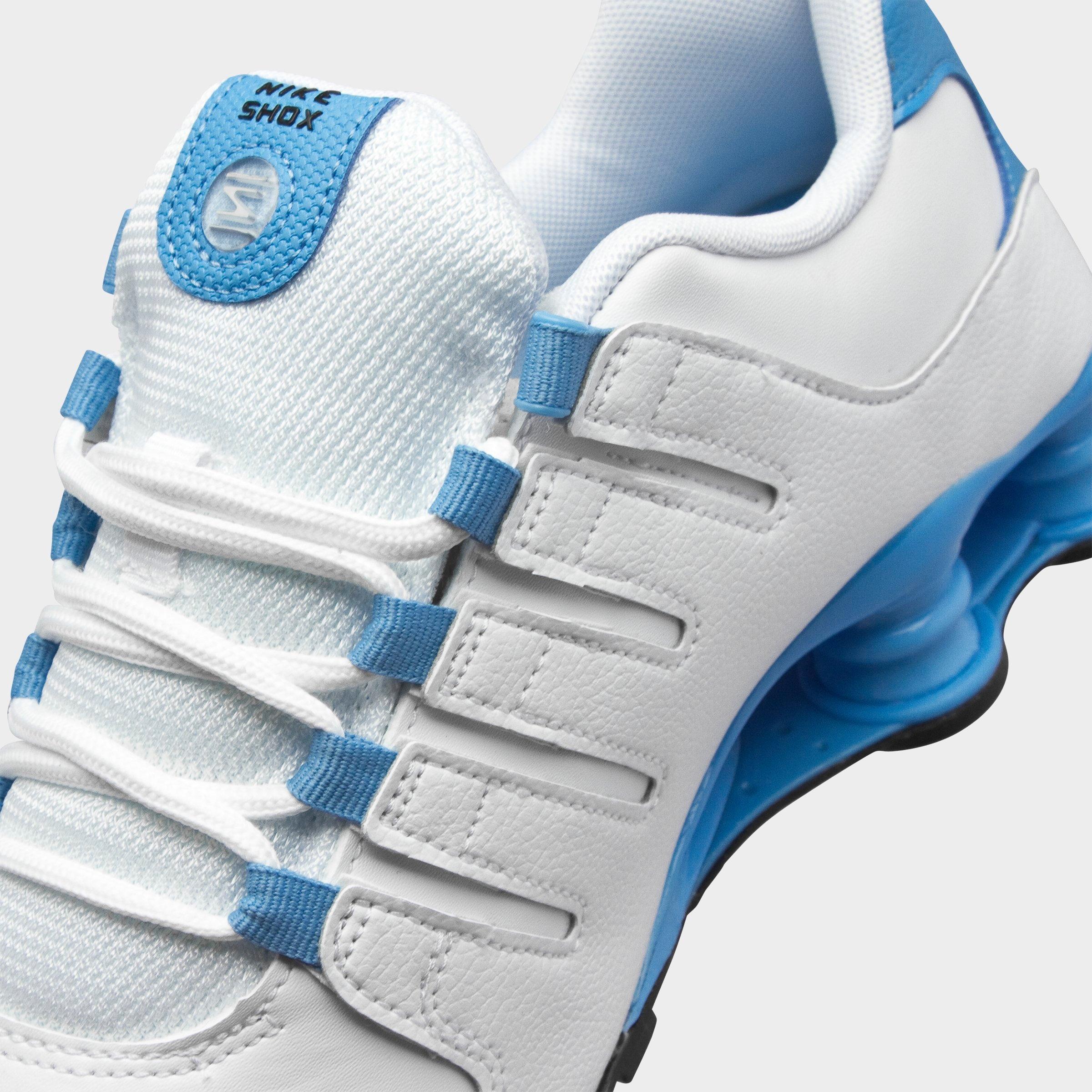 baby blue nike shox