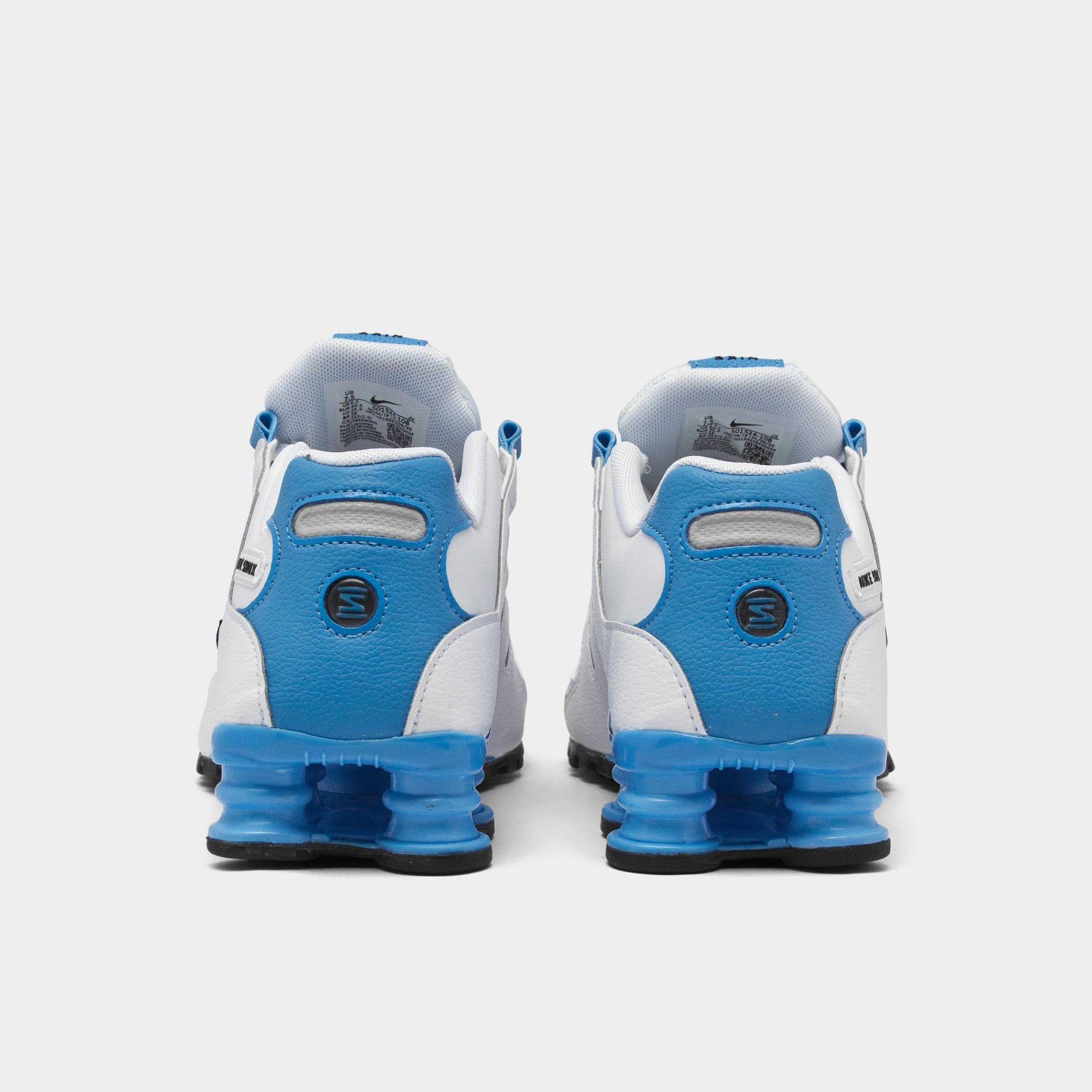 nike shox nz eu white black