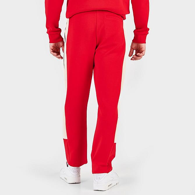 Back Right view of Men's Hugo Boss Hadim Track Pants in Red Click to zoom