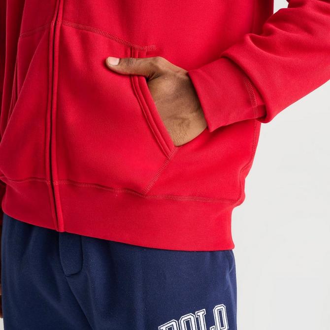Men's Polo Ralph Lauren Double-Knit Full-Zip Hoodie| Finish Line