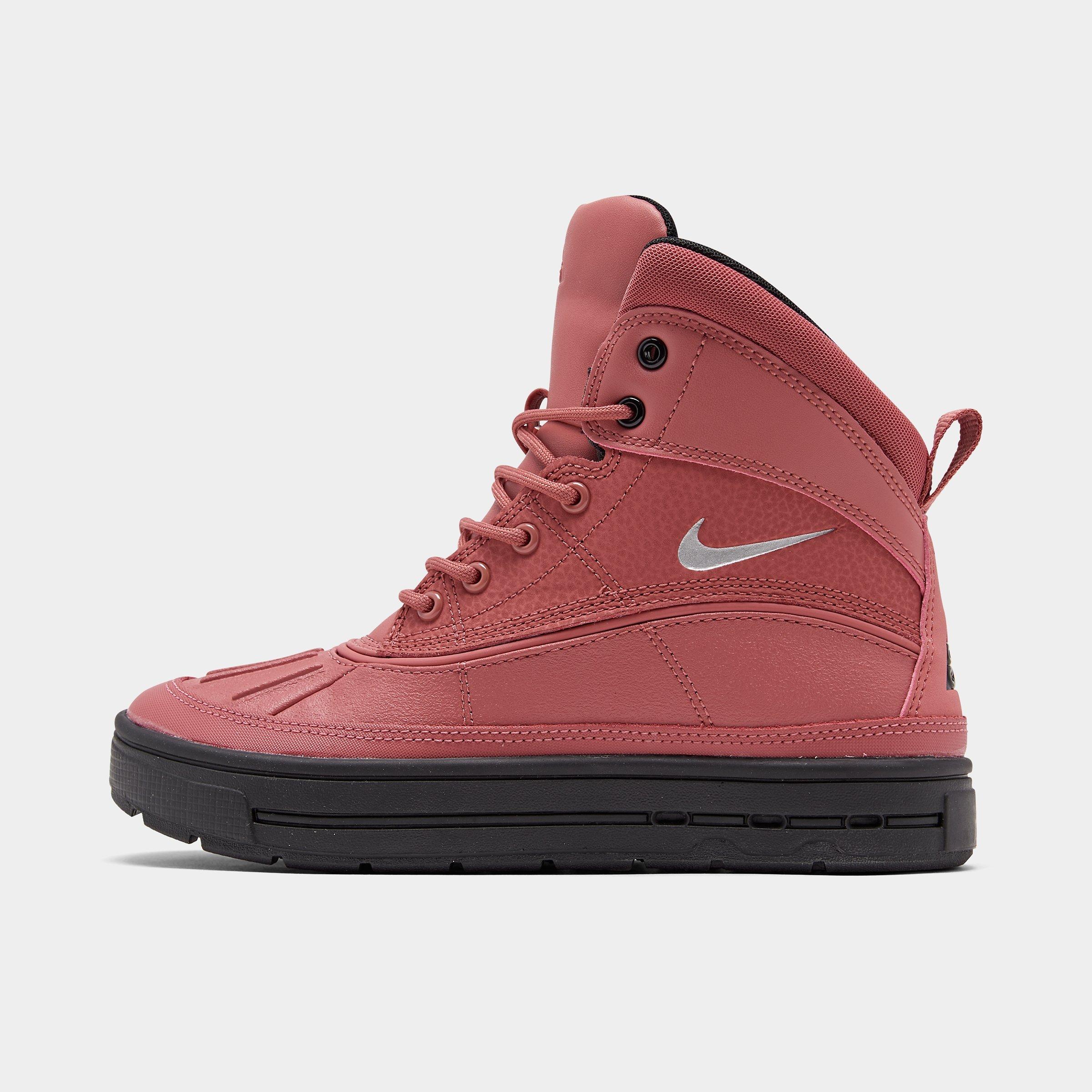 black and pink nike acg boots