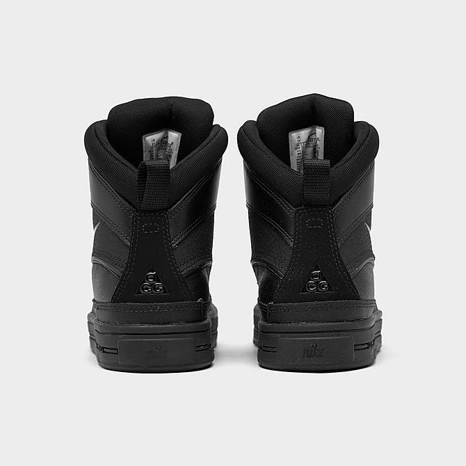 Left view of Little Kids' Nike Woodside 2 High ACG Boots in Black/Black/Black Click to zoom
