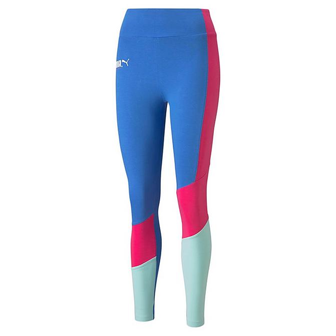 Front view of Women's Puma International High-Waisted Leggings Click to zoom