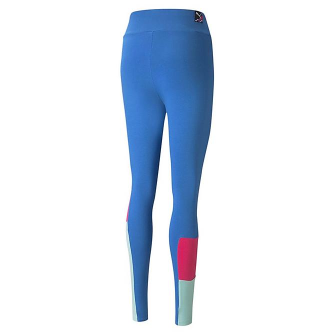 Front Three Quarter view of Women's Puma International High-Waisted Leggings Click to zoom