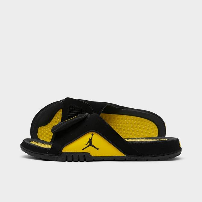 yellow jordan sandals