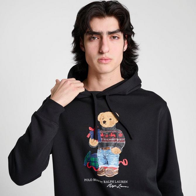 Men's Polo Bear Fleece Hoodie