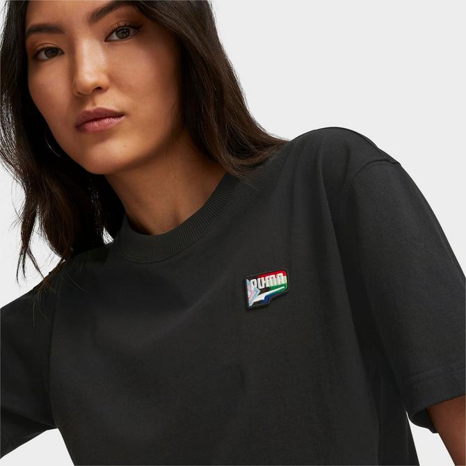 Puma Downtown Pride Embroidered Logo T-Shirt| Finish Line