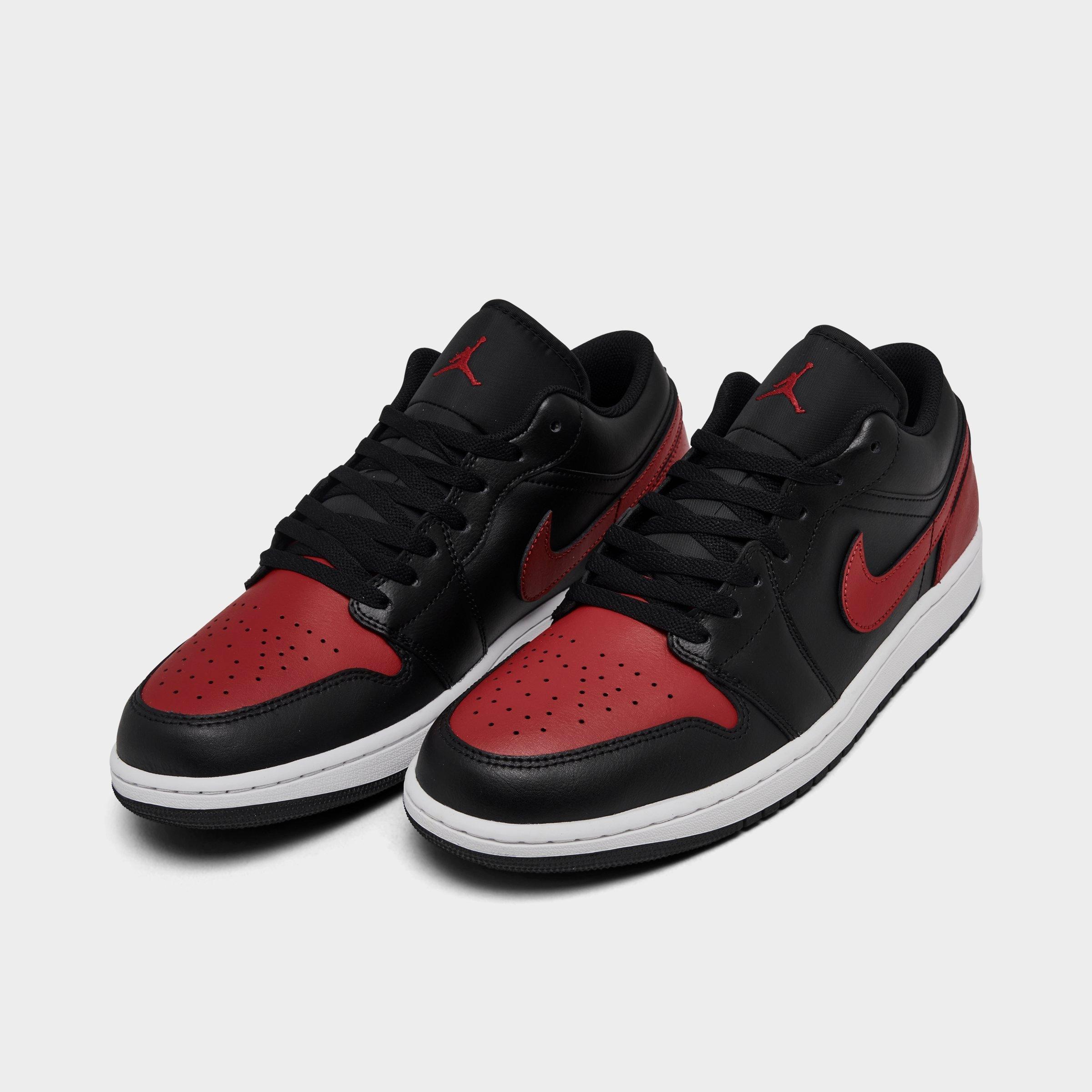 Nike Jordan\'s Men Air 1 Low Red/Black/White Jordan Air Jordan 1 Retro Low OG Chicago Mens Lifestyle  main image 2