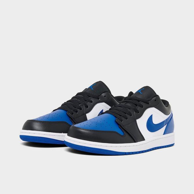 White blue on sale black jordan 1