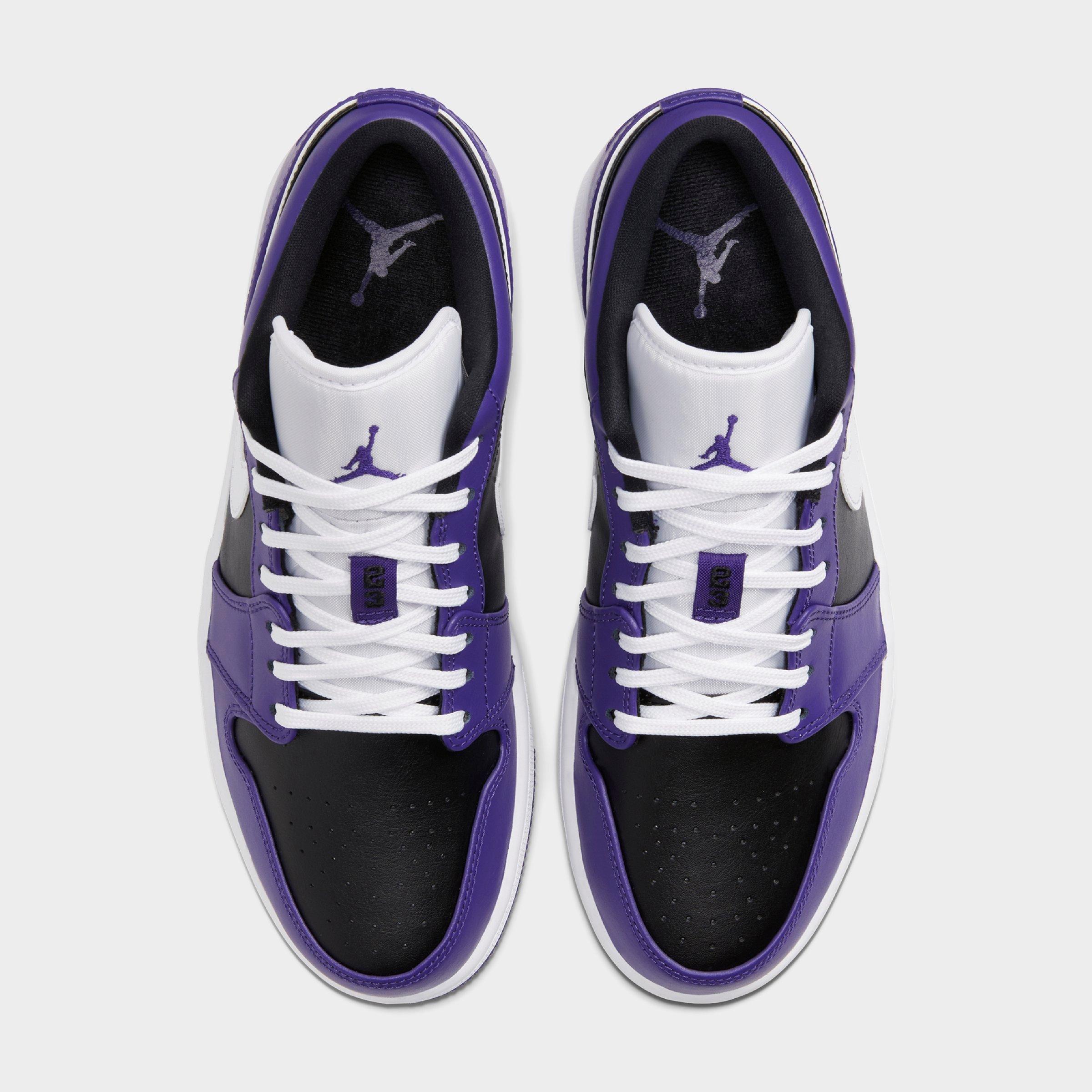 jordan 1 court purple finish line