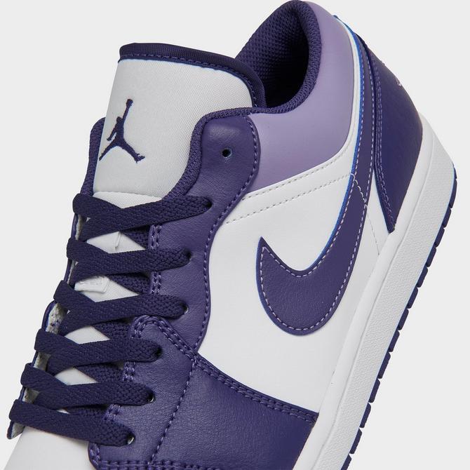 Jordan shoes 2024 purple and white