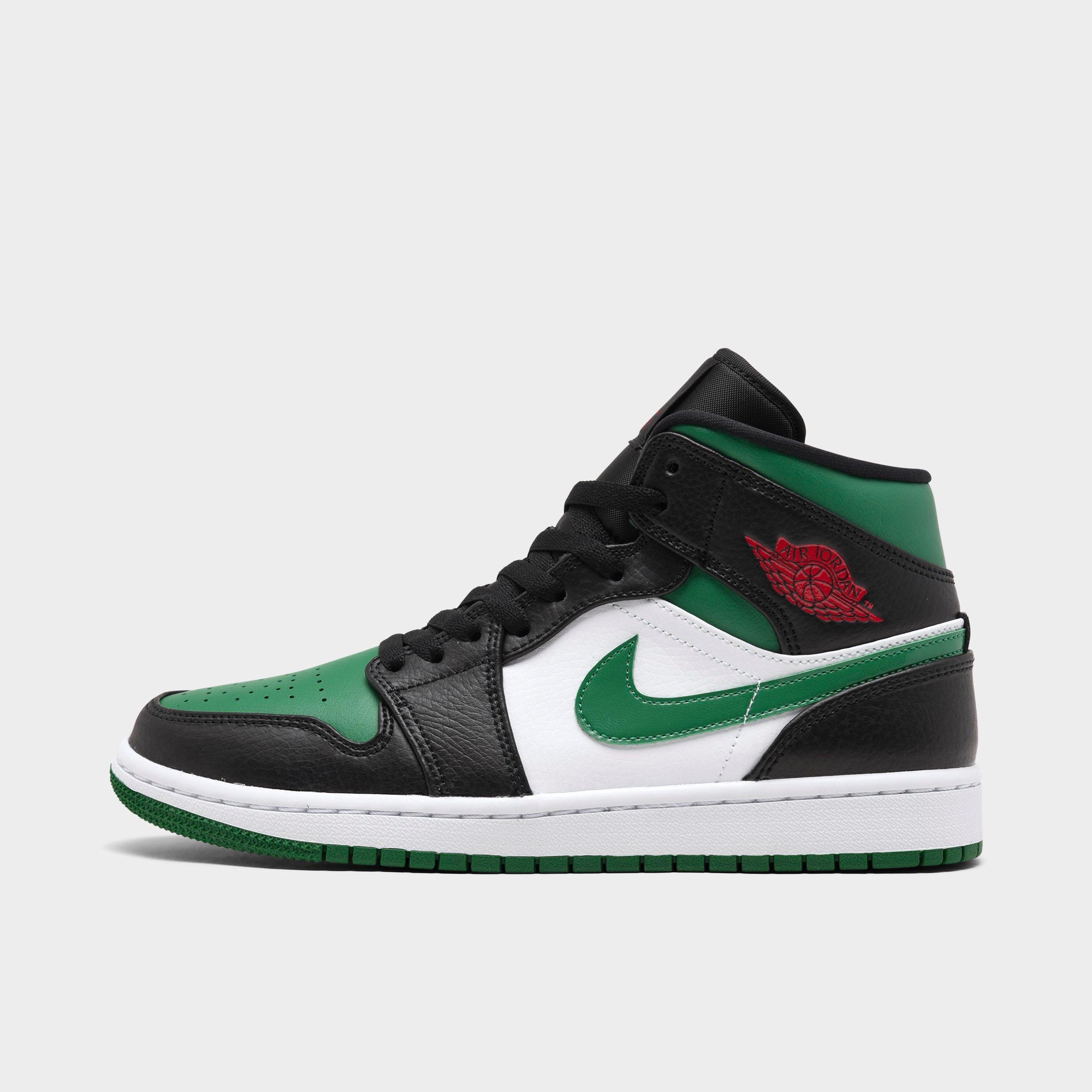 finish line jordan 1 pine green