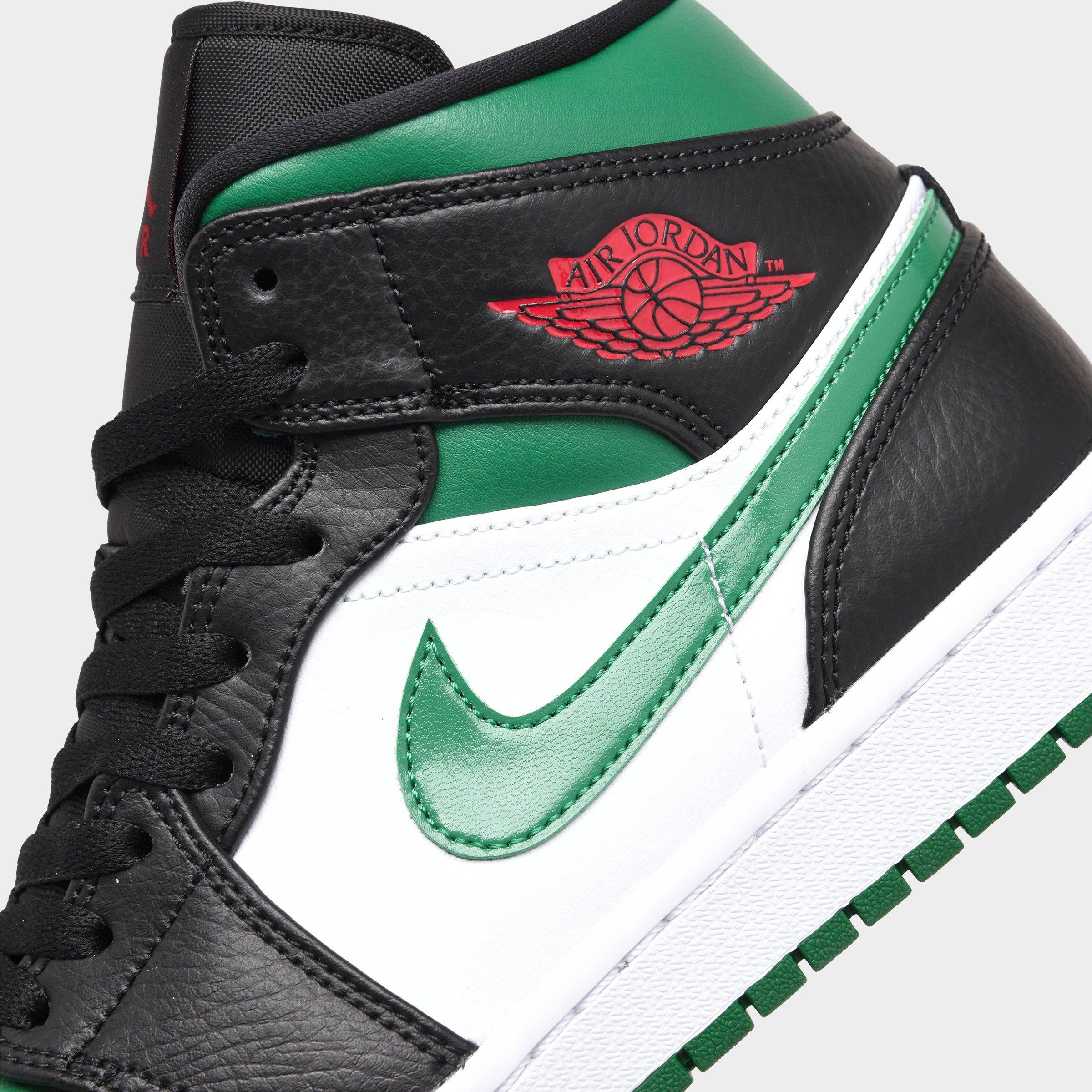 finish line jordan 1 pine green