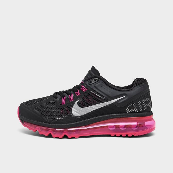 Hibbett preschool nike air max thea shoes size 13 clearance black with pink swoosh