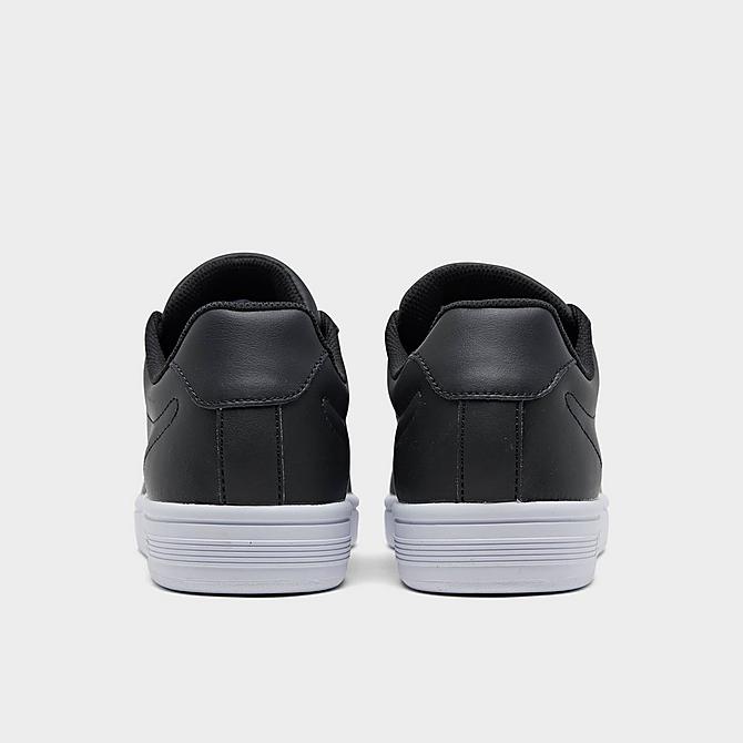 Left view of Men's K-Swiss Court Casper Casual Shoes in Black/White Click to zoom