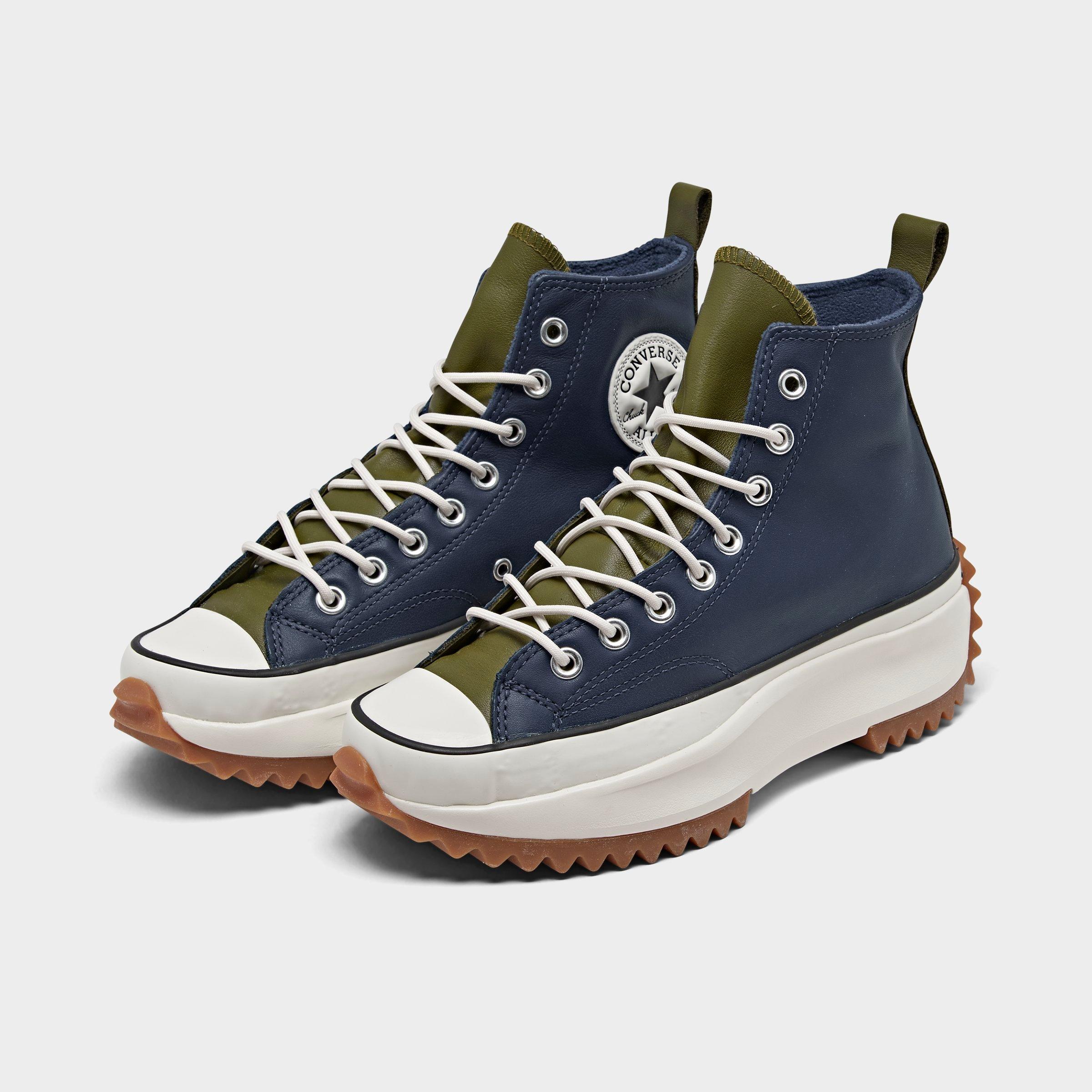 women's converse run star hike leather platform sneaker boots