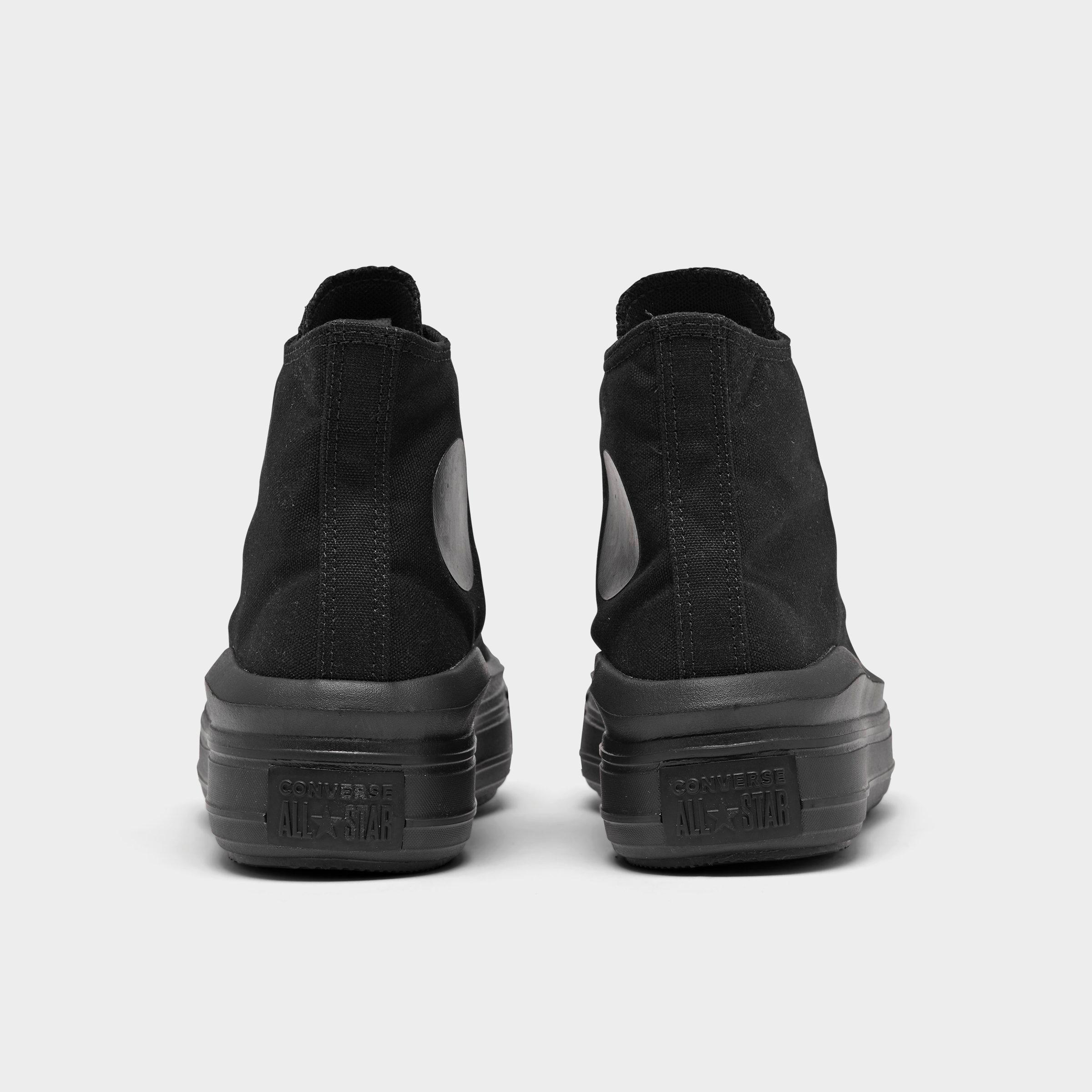 black platform converse