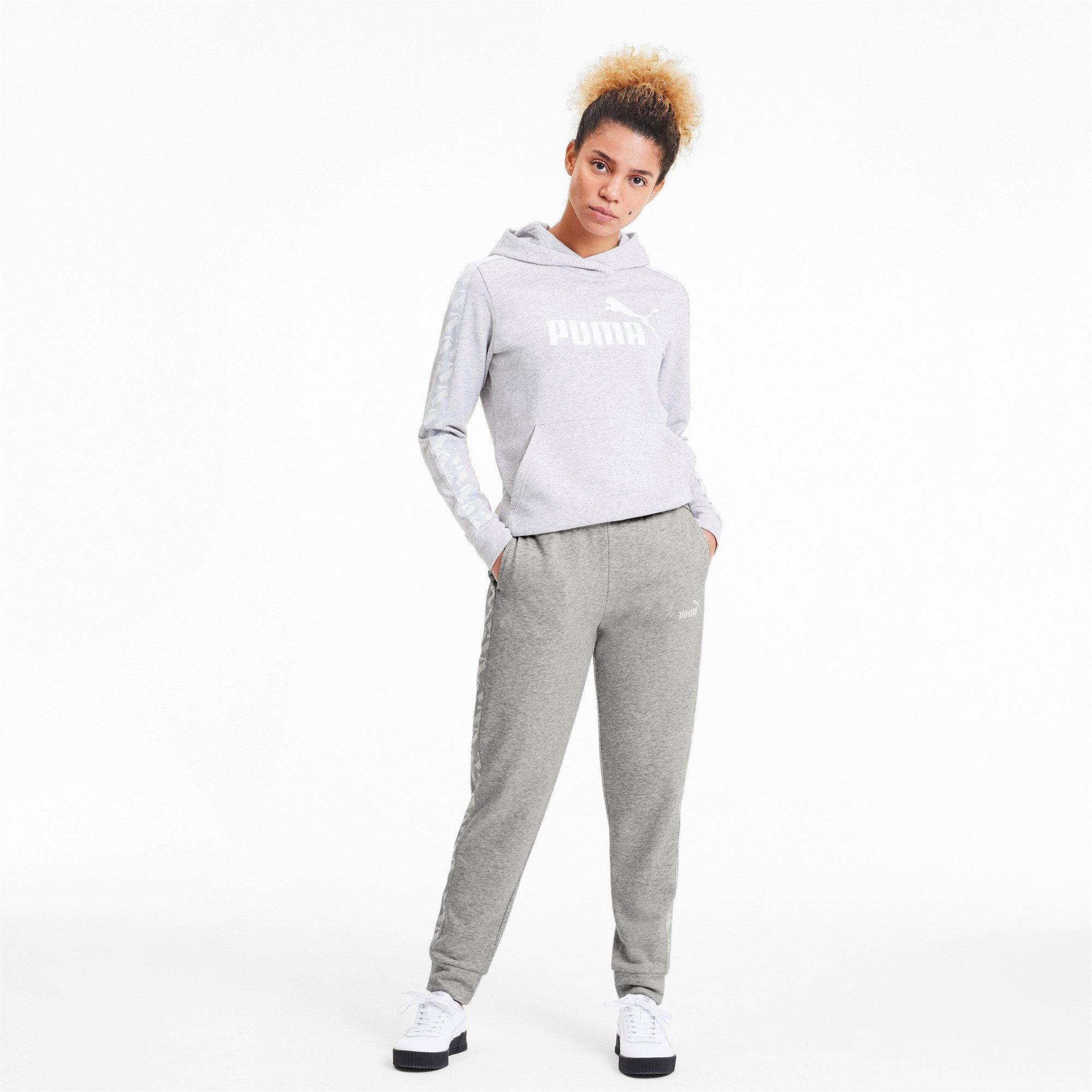 grey puma joggers womens