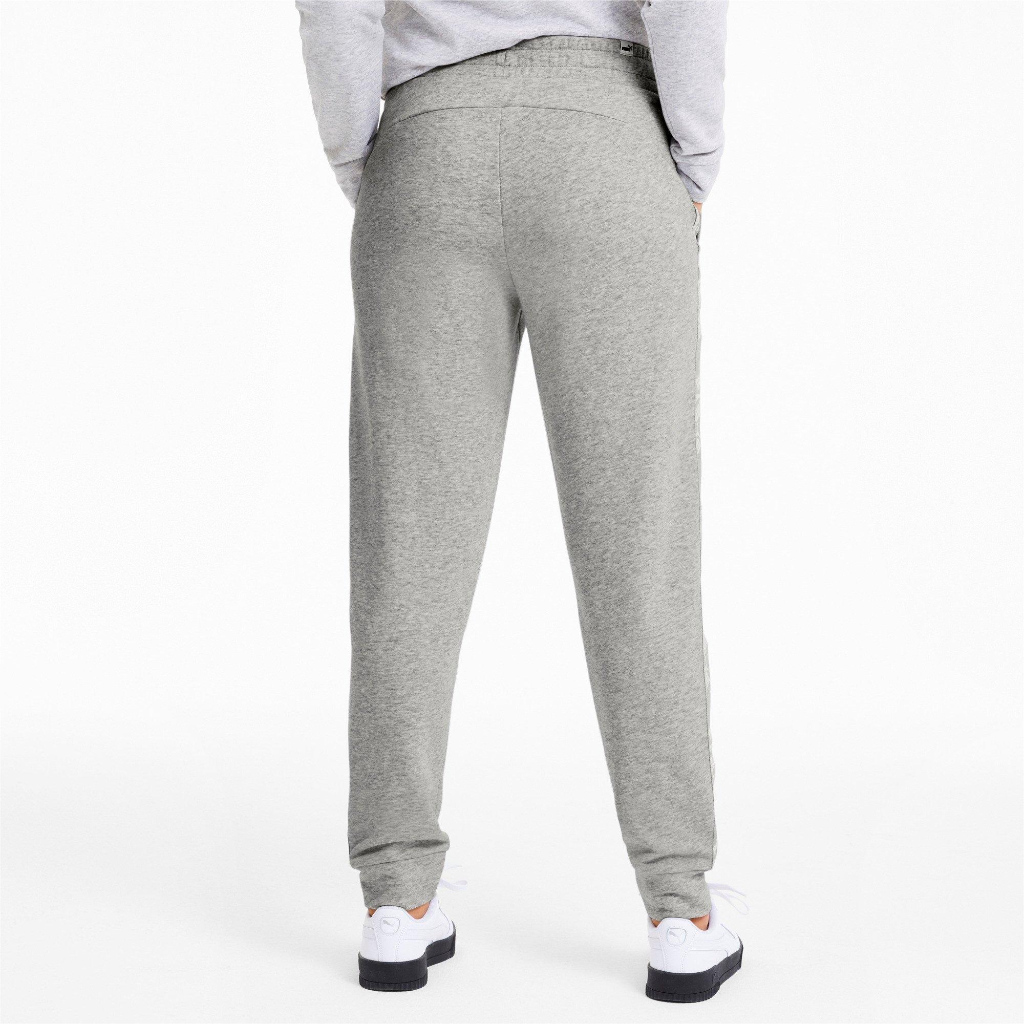 cuffed grey sweatpants