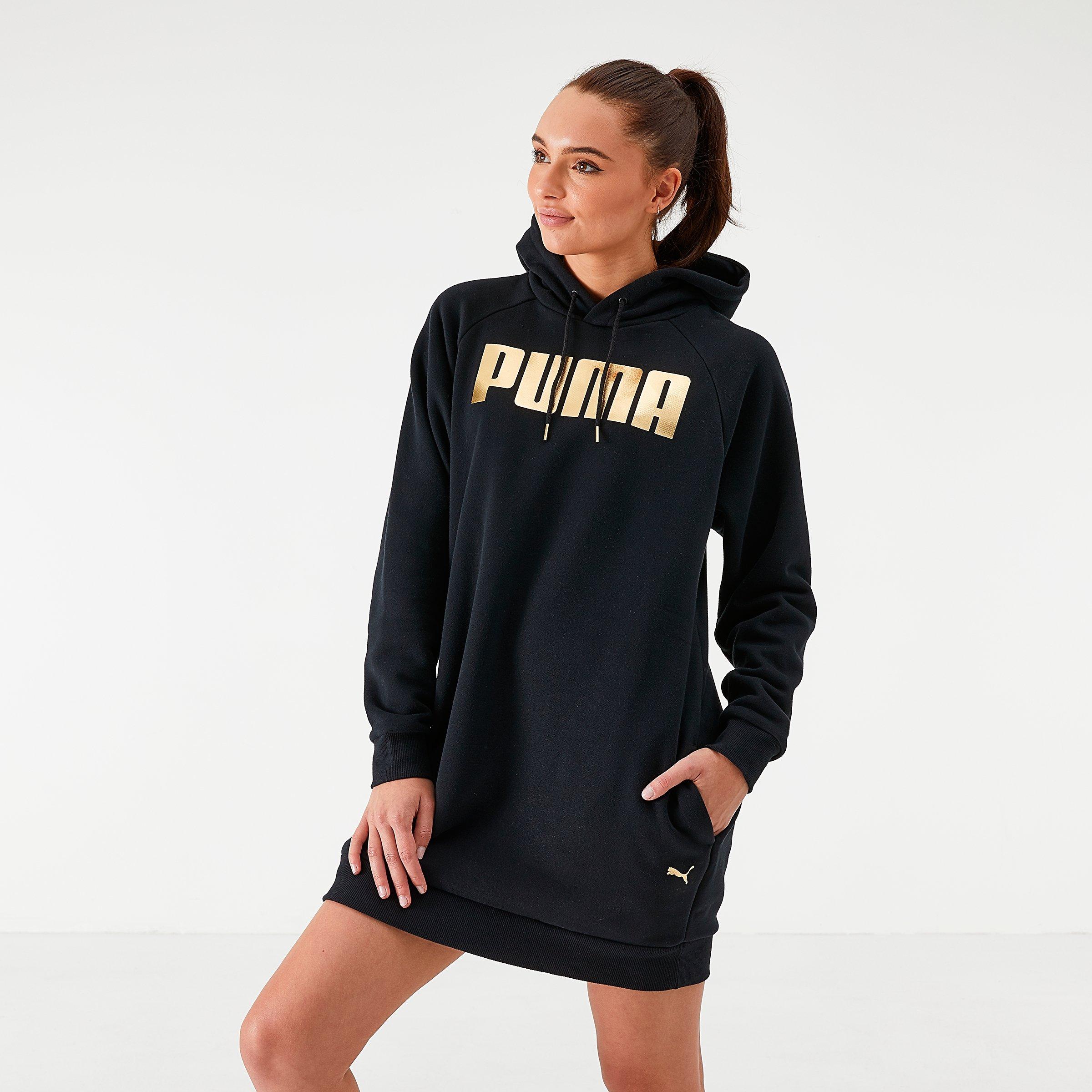 black and gold puma hoodie