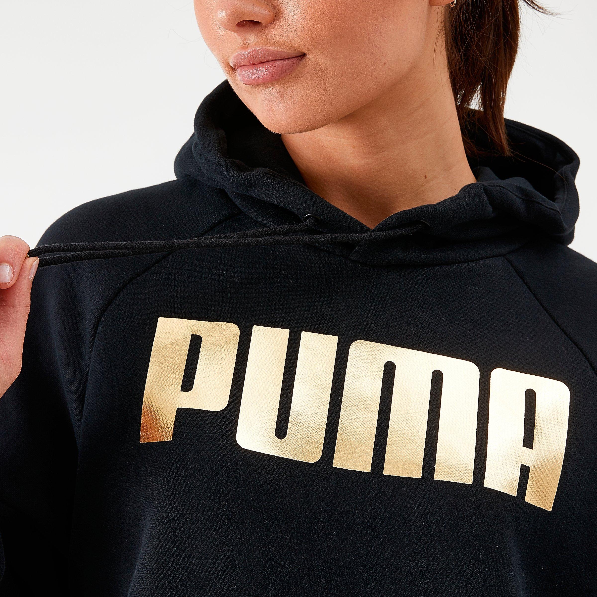 black and gold puma dress