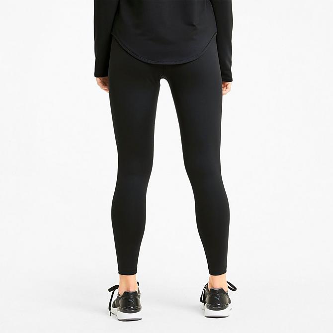 Back Left view of Women's Puma Active Tights in Puma Black Click to zoom