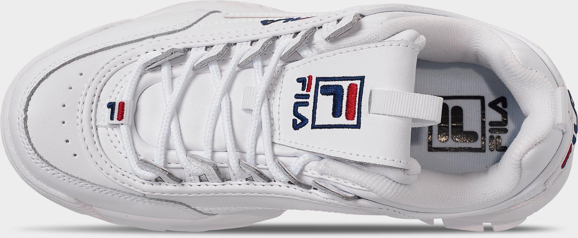 fila white casual shoes