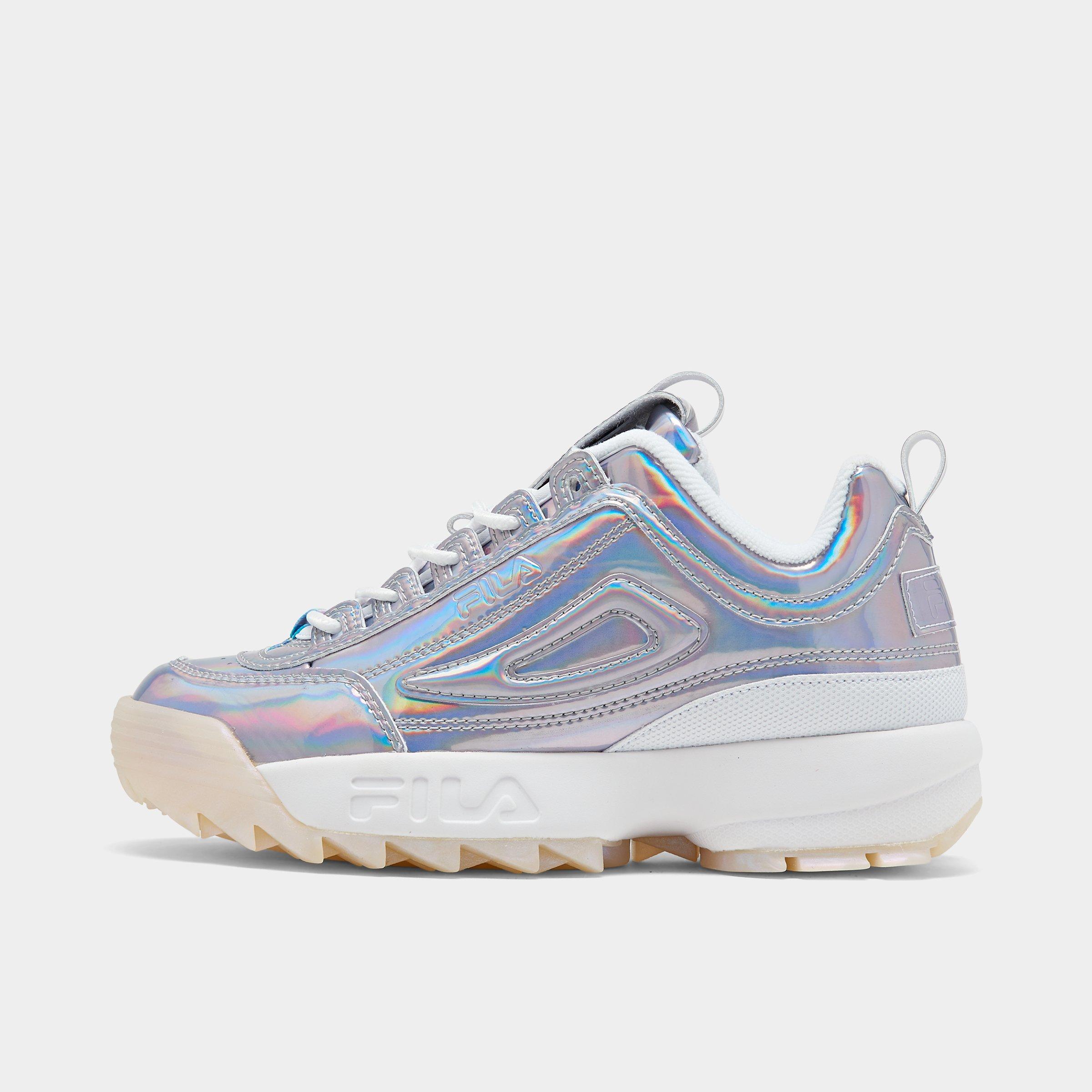 iridescent fila shoes