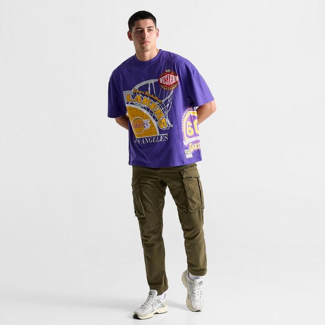 Men's basketball los angeles lakers printed elements casual sweatshir hotsell