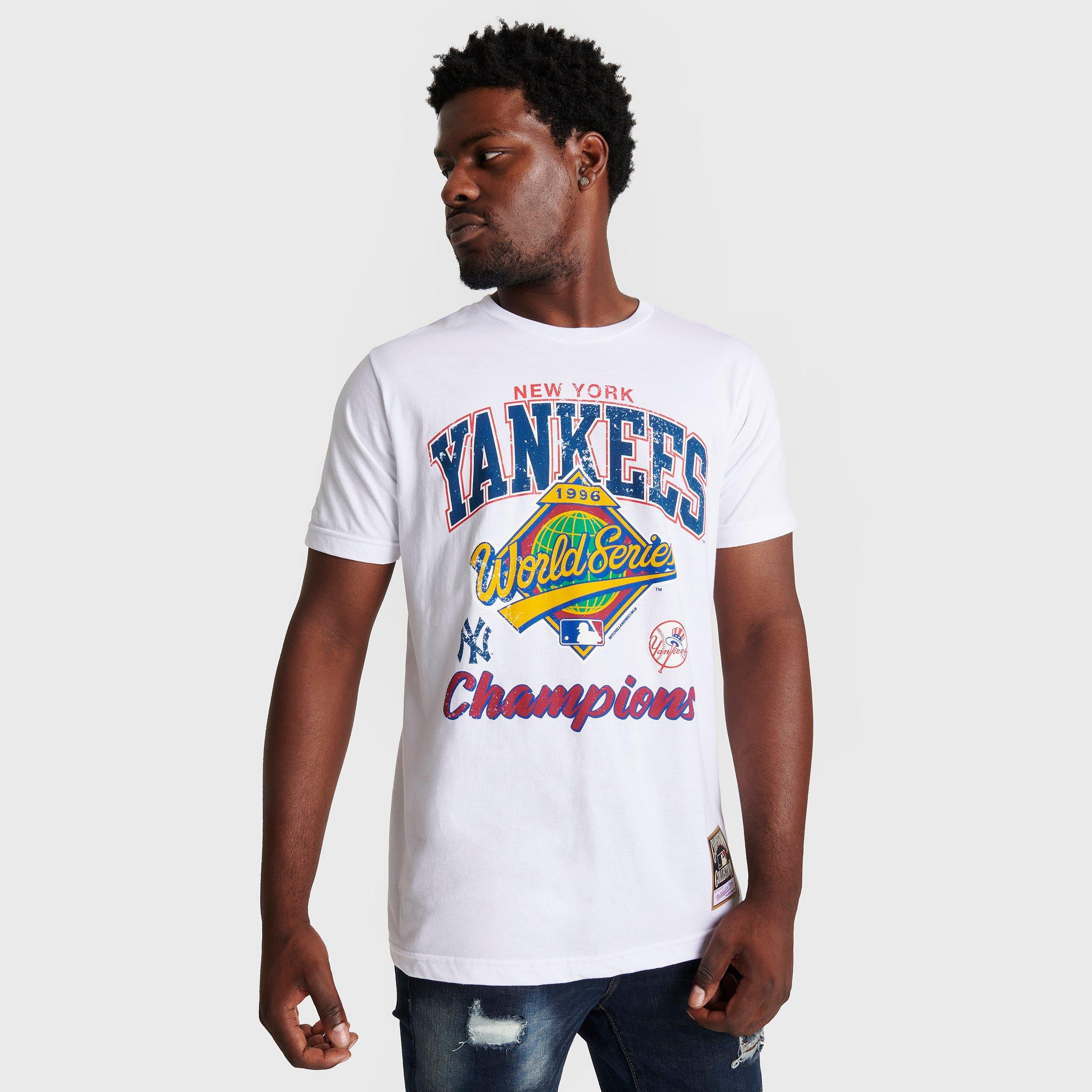 Men's Mitchell u0026 Ness New York Yankees MLB World Series Champs T-Shirt|  Finish Line