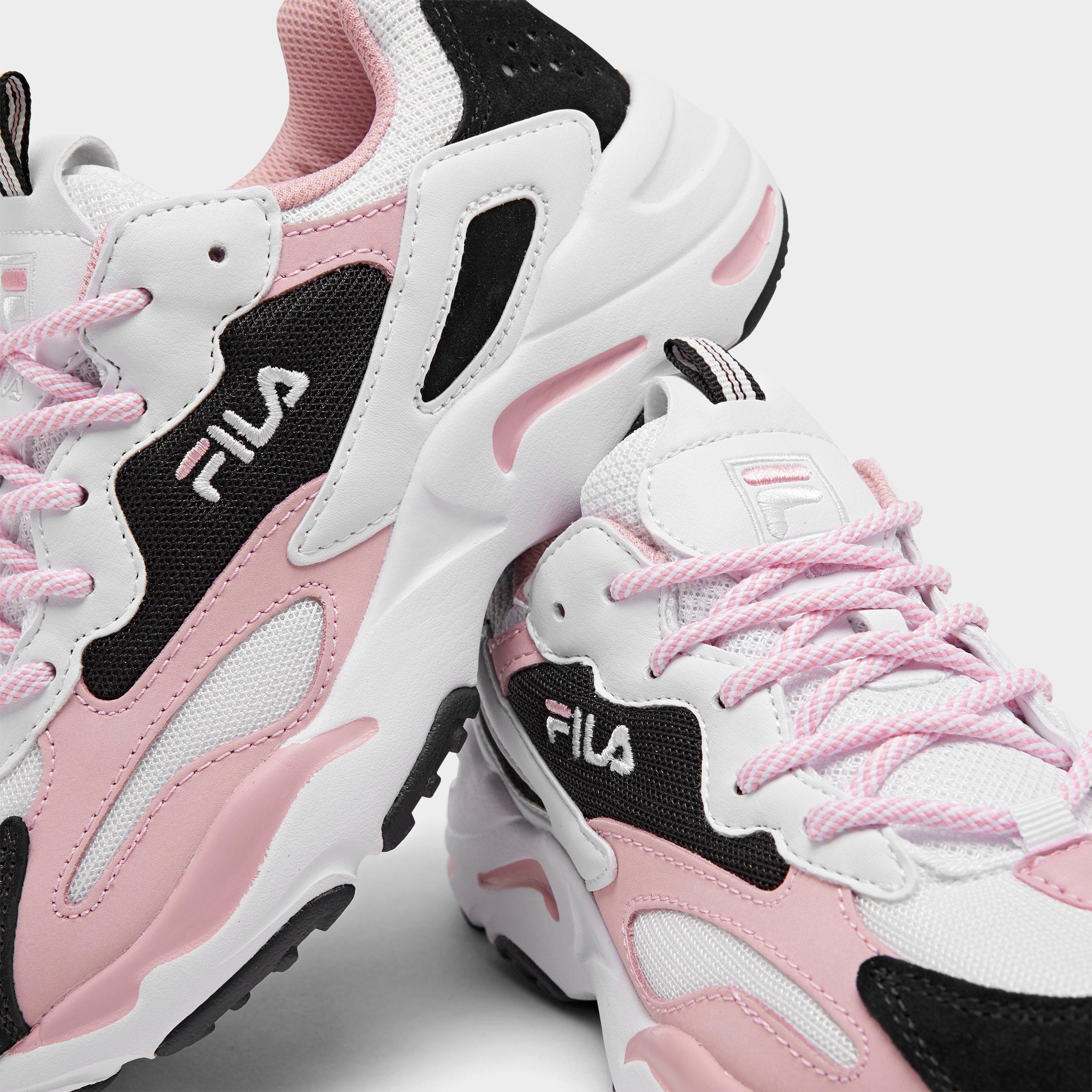 grey and pink fila