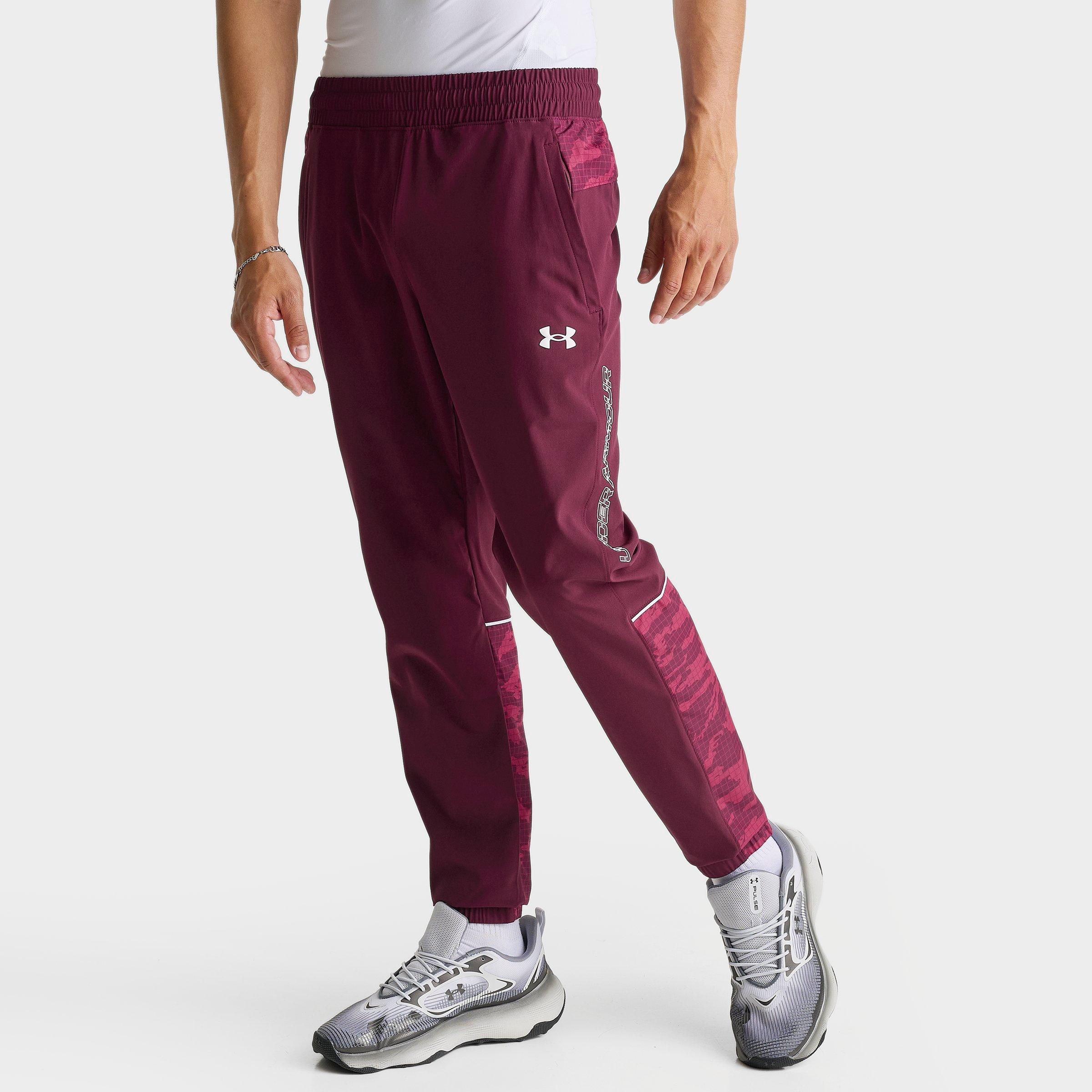 Men's Under Armour Allover Print Woven Track Pants | Finish Line