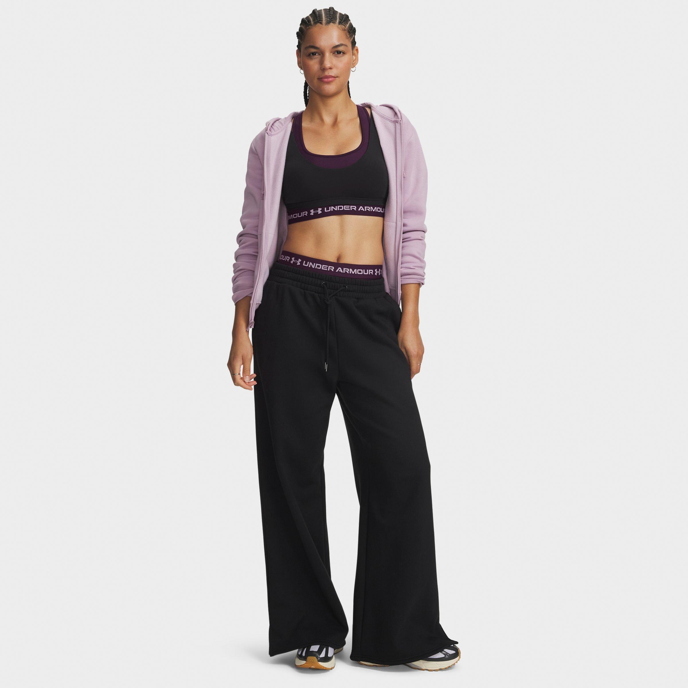 Women's Under Armour Icon Fleece Wide-Leg Pants | Finish Line