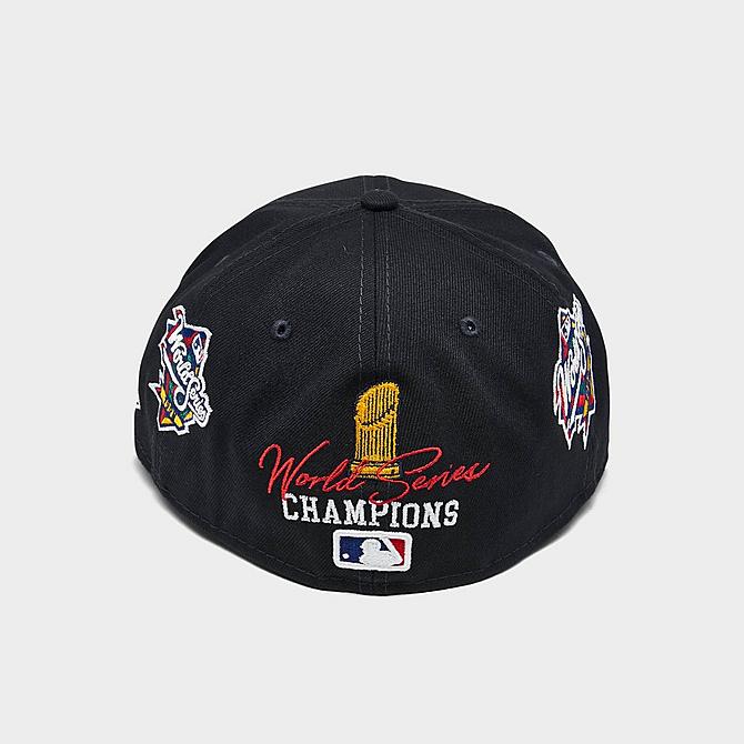 Left view of New Era MLB New York Yankees Count The Rings 59Fifty Fitted Cap in Midnight Navy Click to zoom