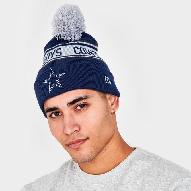 Dallas Cowboys LAYERED CHILL Navy-Grey Knit Beanie Hat