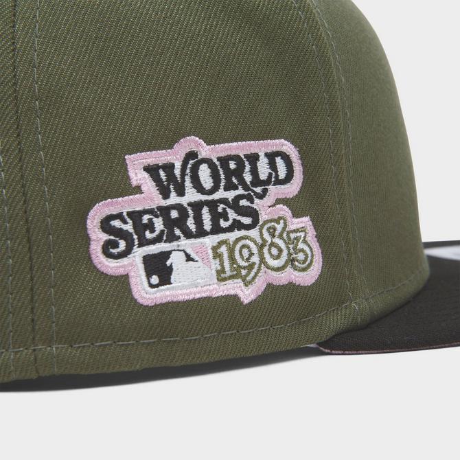 New Era Baltimore Orioles 'World Series 1983' Golfer Snapback Chrome  White/Original Team Colours