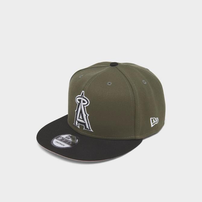 New Era Los Angeles Angels MLB Olive 9FIFTY Snapback Hat