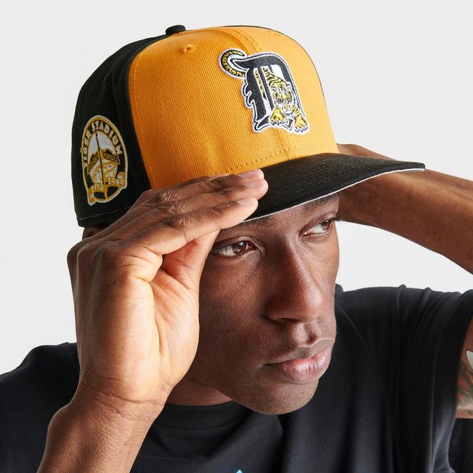 New Era Detroit Tigers MLB & Yellow 9FIFTY Snapback Hat| Finish Line