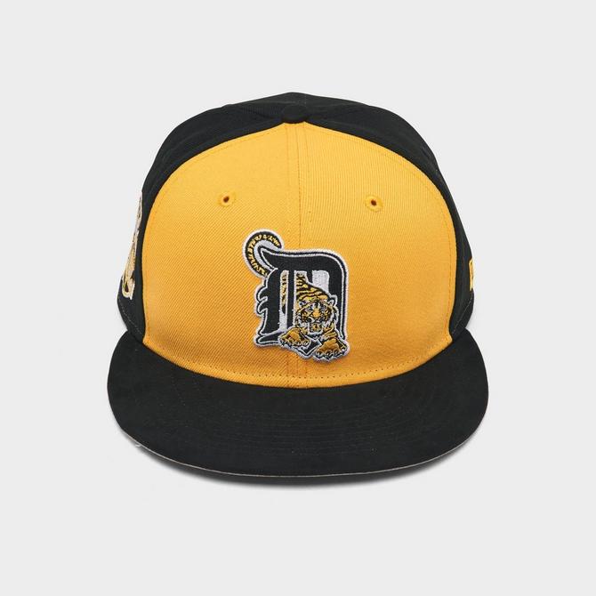 New Era Detroit Tigers Fitted Hat MLB Basic Black White Logo Cap