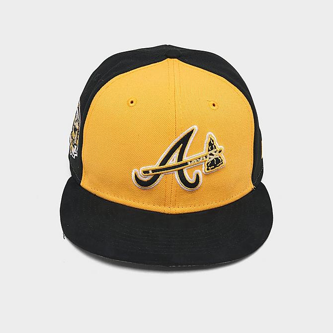 New Era Atlanta Braves MLB Black & Yellow 9FIFTY Snapback Hat