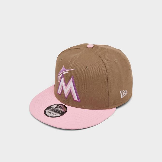 New Era Miami Marlins MLB Pink 9FIFTY Snapback Hat